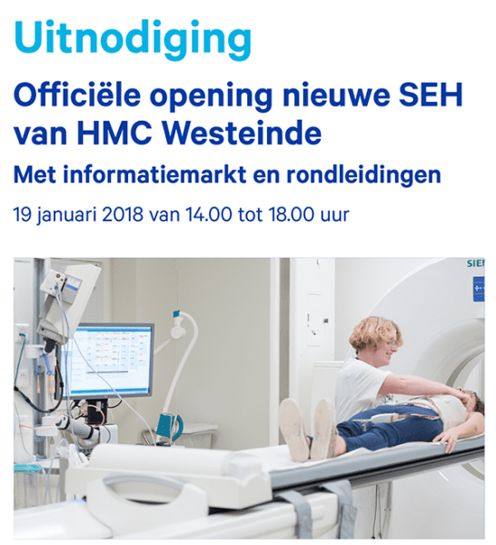 opening seh hmc westeinde