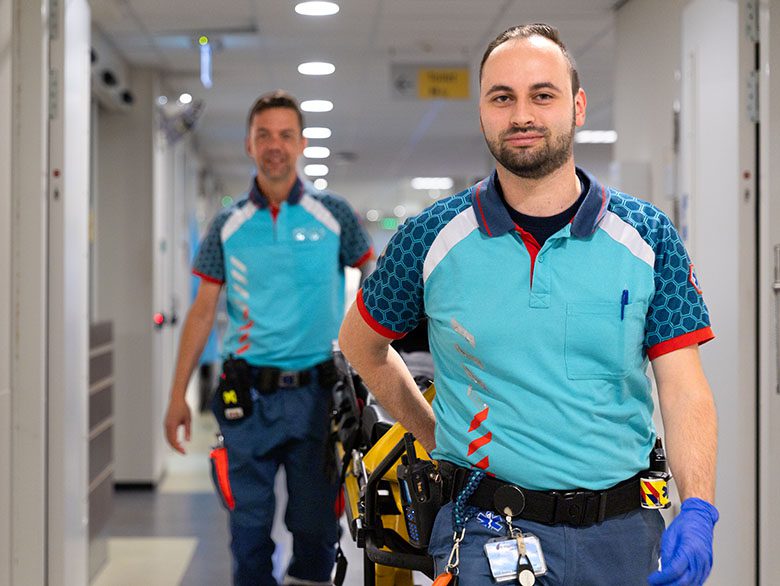 Ambulanceverpleegkundigen op SEH