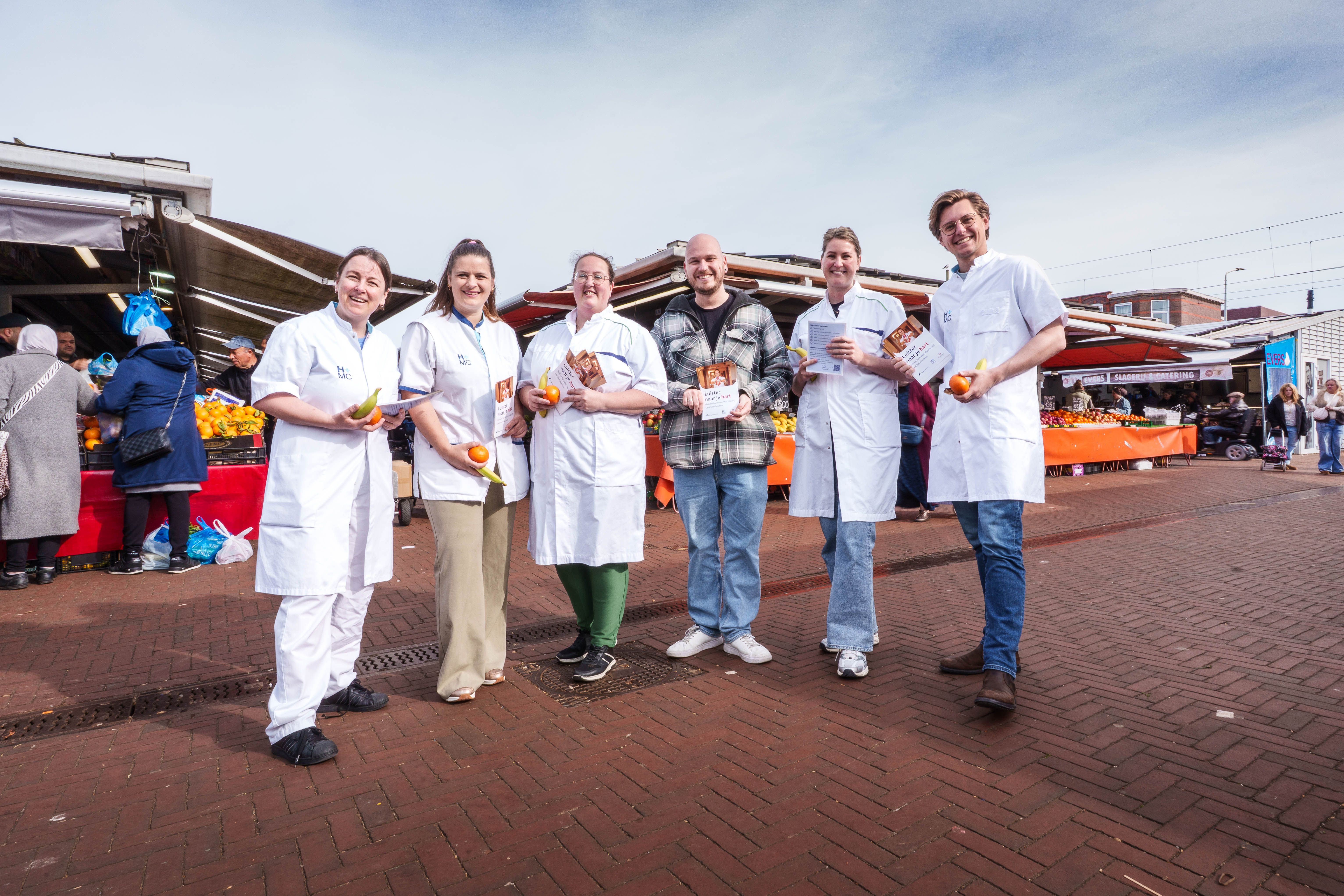 HMC, HagaZiekenhuis en Hadoks flyeren voor bewustwording hartfalen